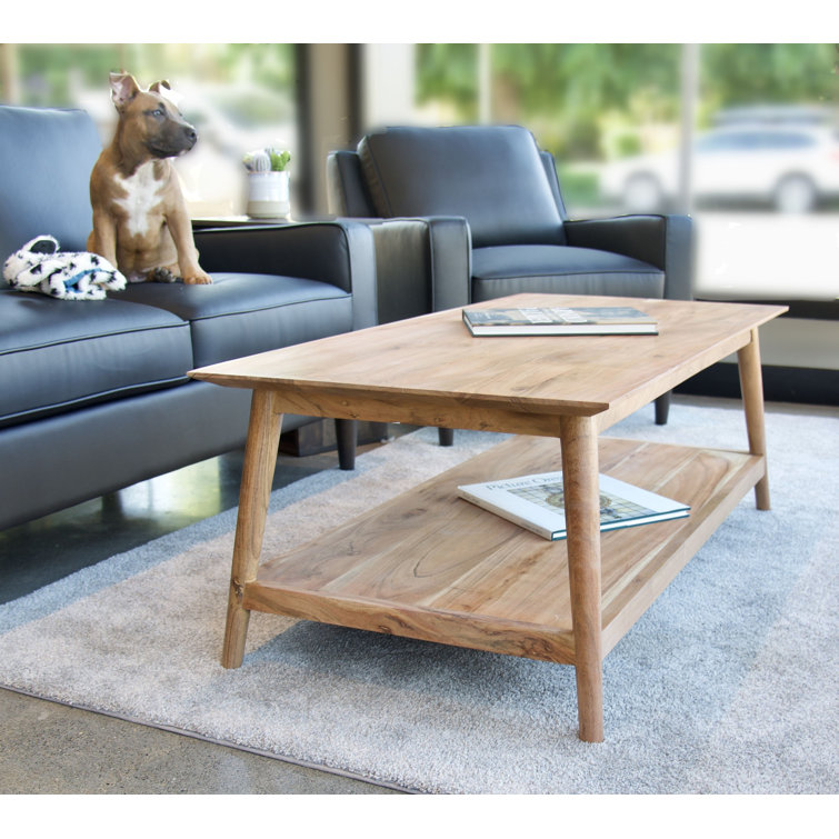 Foundry Select Mitchem 2 - Piece Solid Wood Living Room Table Set ...